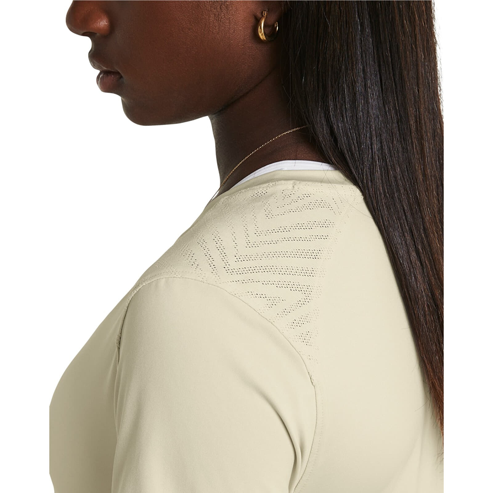 Női pólók  Under Armour Vanish Elite Vent SS Beige