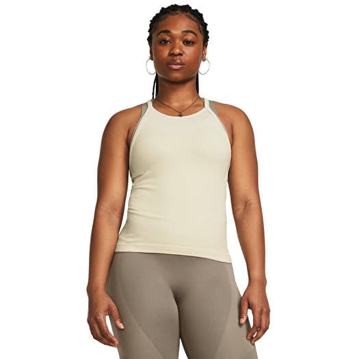 Under Armour Vanish Elite Seamless Tank Beige