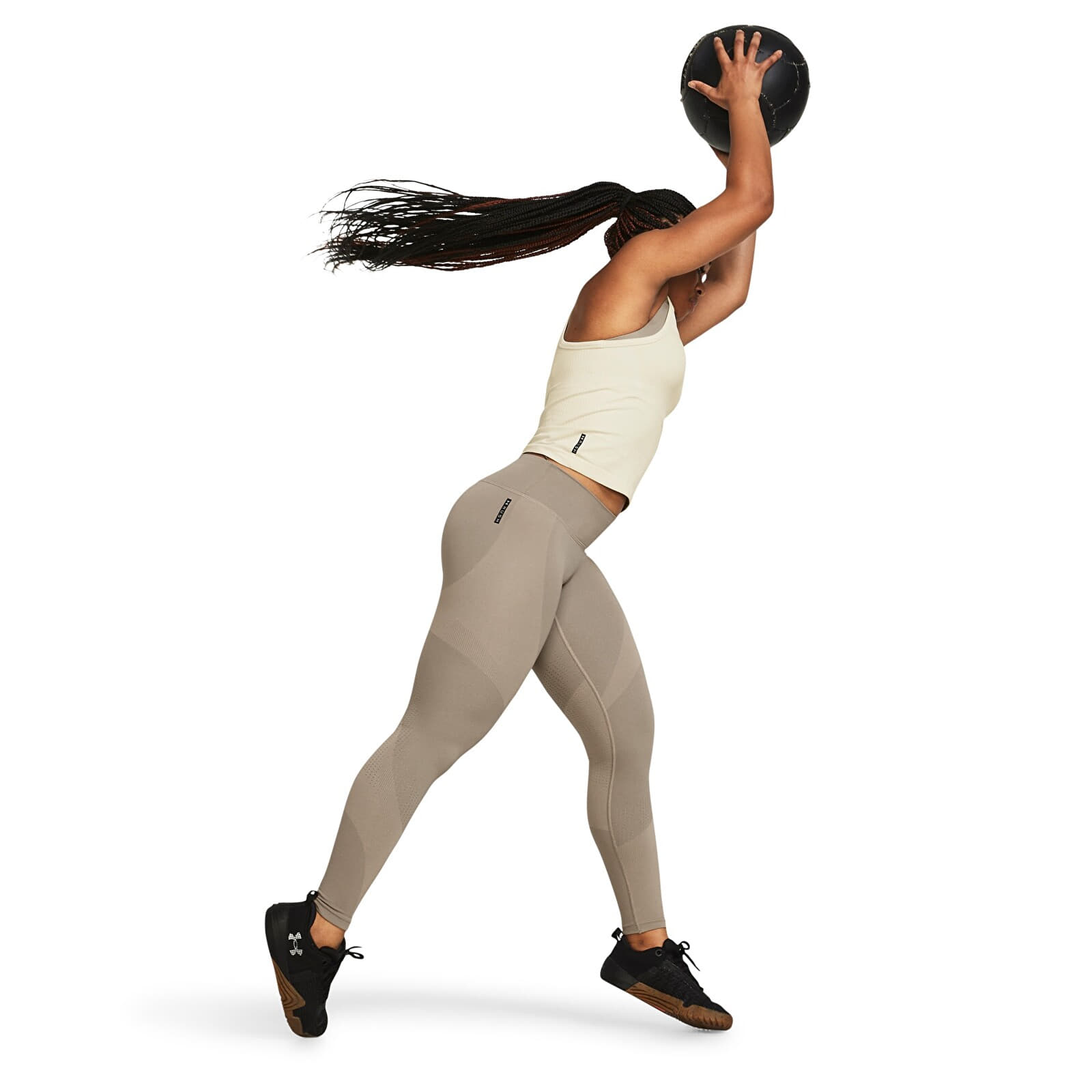 Dámská tílka Under Armour Vanish Elite Seamless Tank Beige