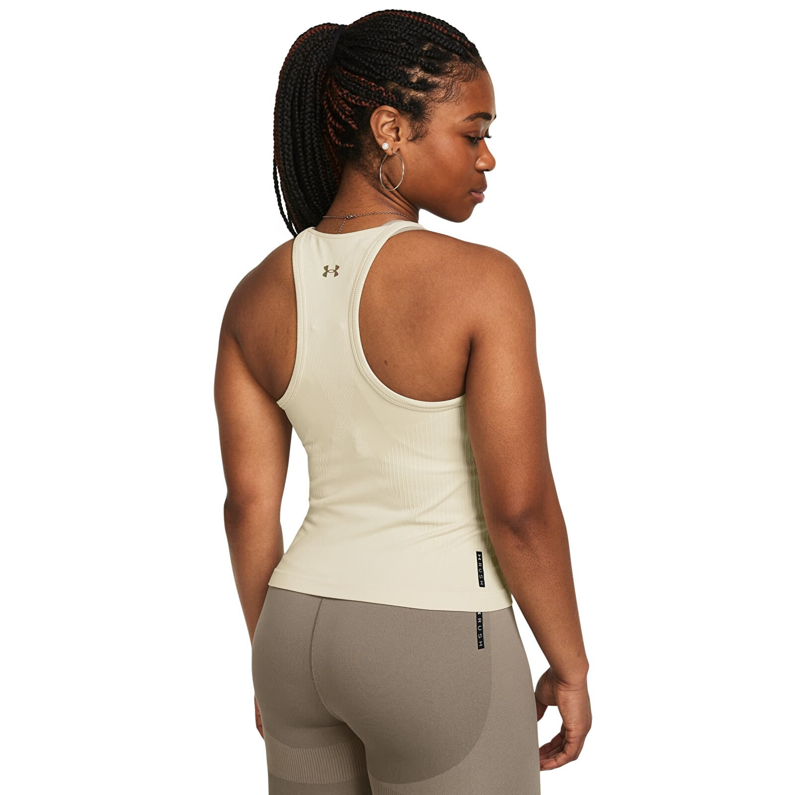 Dámská tílka Under Armour Vanish Elite Seamless Tank Beige