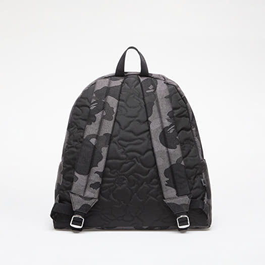 Bape Solid Camo Jacquard Backpack Black