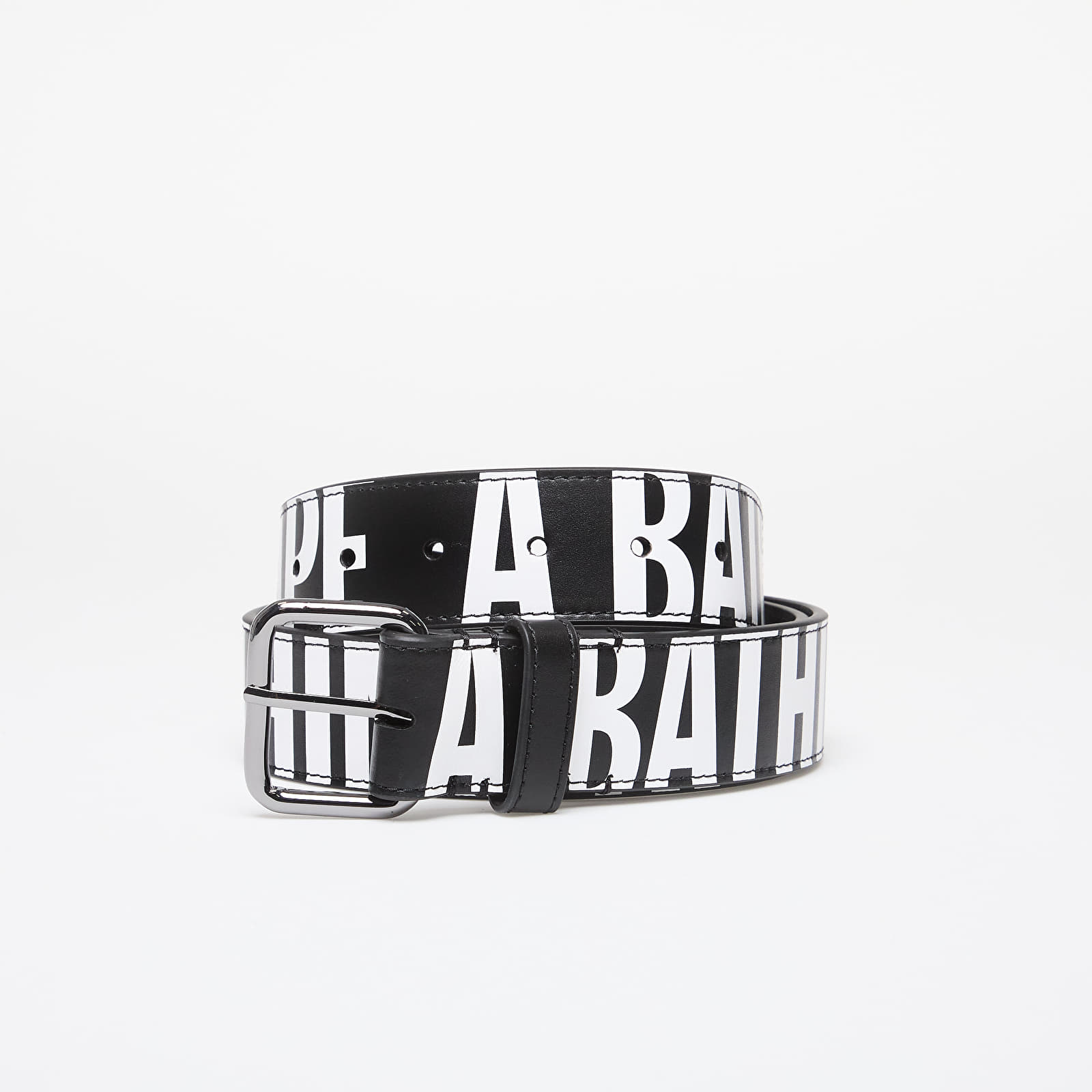 Damen Gürtel A BATHING APE Debossed Logo Belt Black
