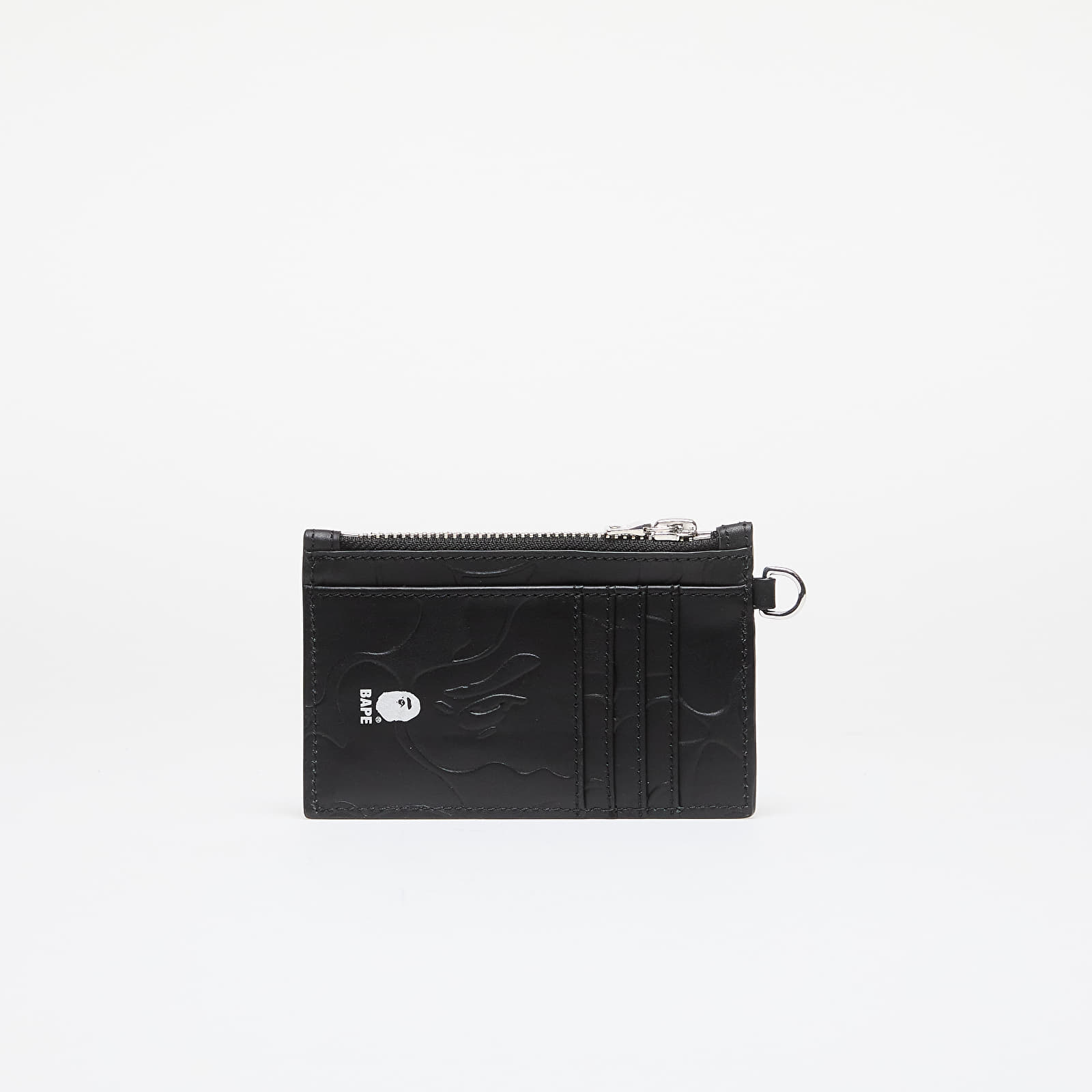 Herren Geldbeutel A BATHING APE Solid Camo Card Holder Small Wallet Black