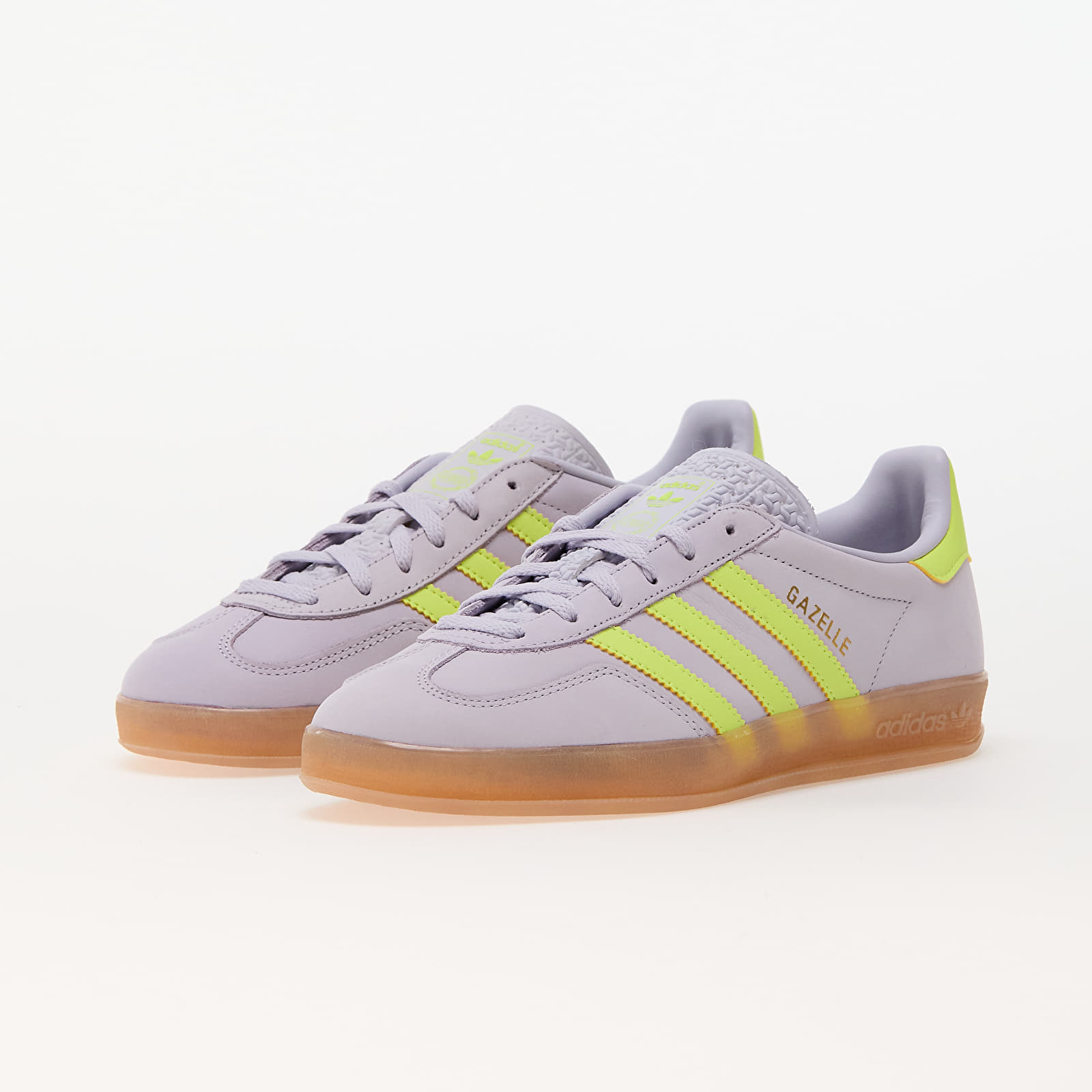 Dámské tenisky a boty adidas Gazelle Indoor W Silver Dawn/ Solar Yellow/ Gum