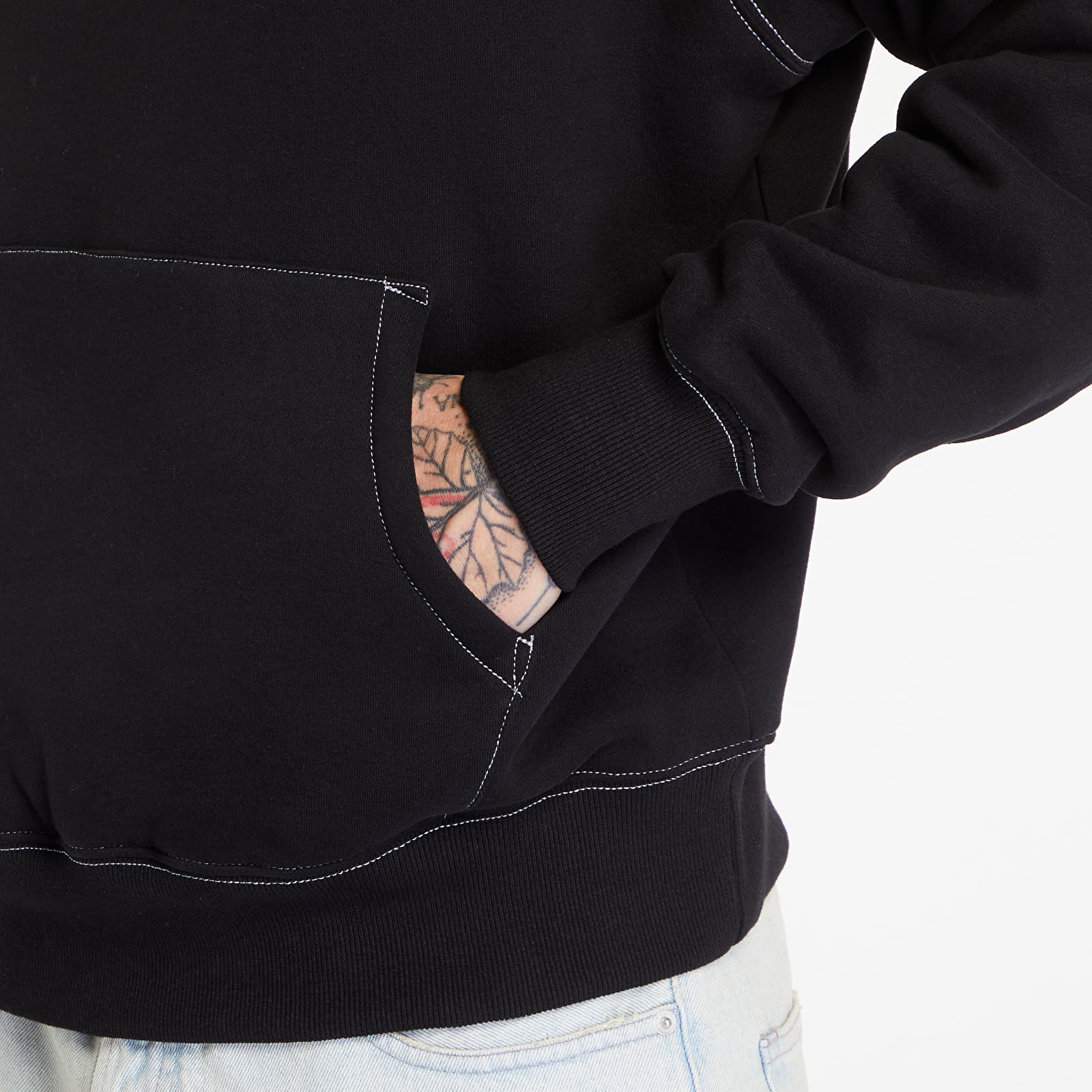 Мъжки суичъри PLEASURES Artificial Human Hoodie Black