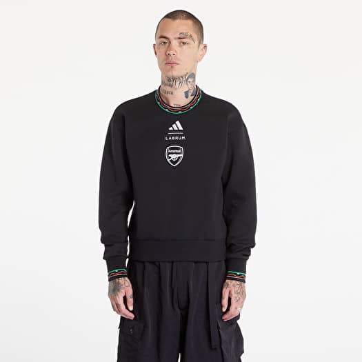 Mikina adidas x Arsenal FC x Labrum Seasonal Doubleknit Crew Sweatshirt Black