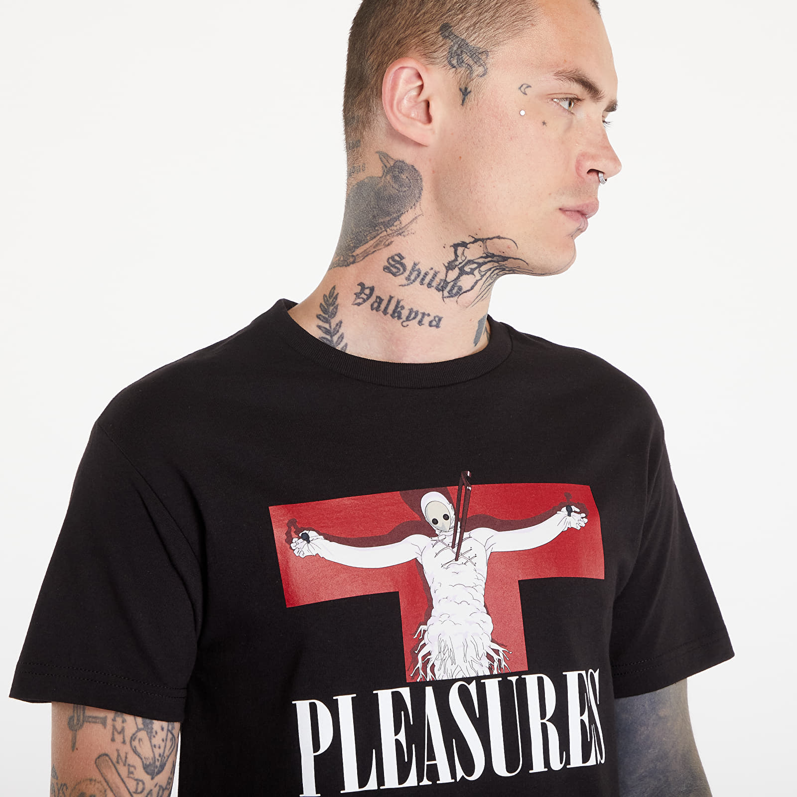   Μπλούζες PLEASURES x Evangelion Lilith T-Shirt Black