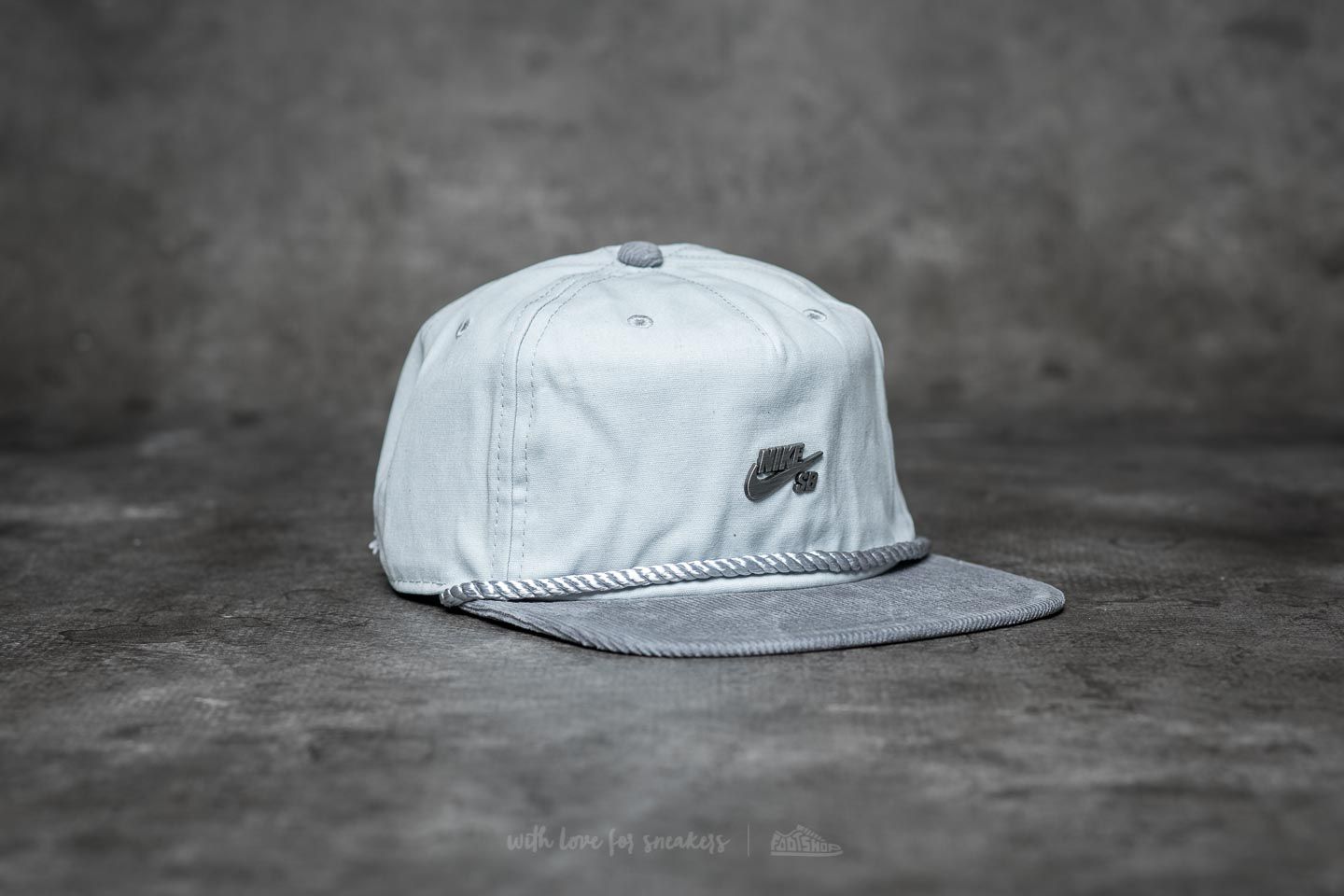 Caps Nike SB Waxed Canvas Pro Cap Grey