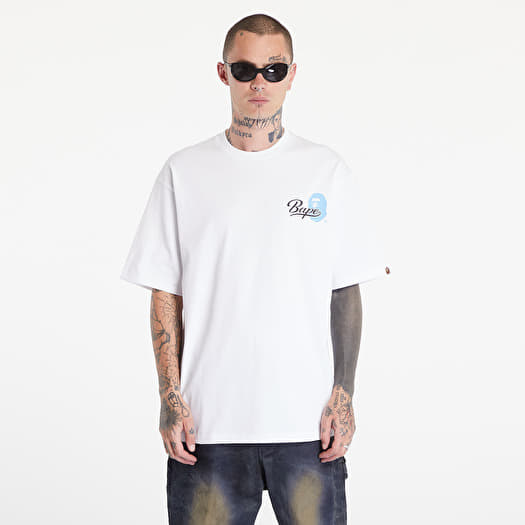 T-shirts A BATHING APE Cursive College Logo Relaxed Fit