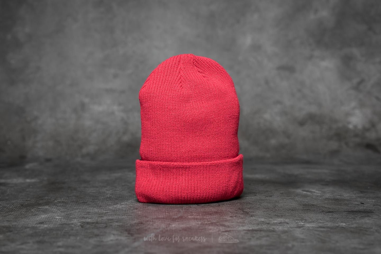 Čepice Jordan Loose Cauge Cuff Beanie Gym Red/ Black