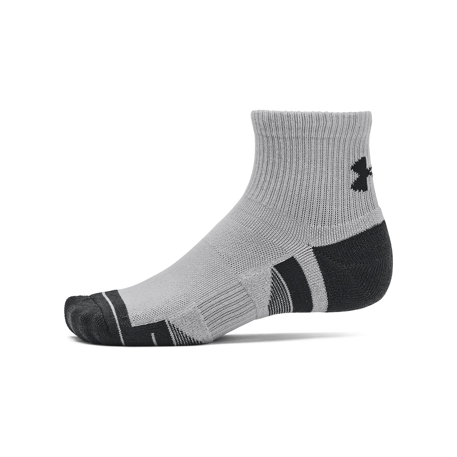 Ponožky Under Armour Performance Tech 3-Pack Qtr Gray