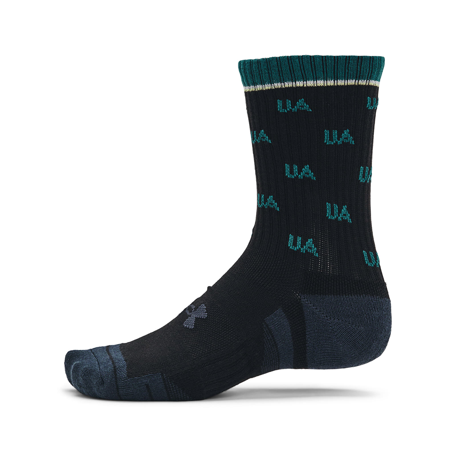 Zoknik Under Armour Perf Cotton Nov 2-Pack Mid Black