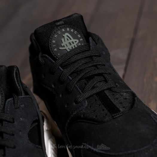 Black suede huaraches cheap