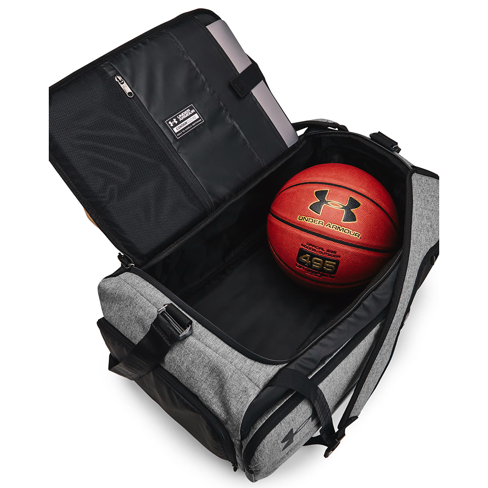 Duffle bag Under Armour Contain Duo MD BP Duffle Gray