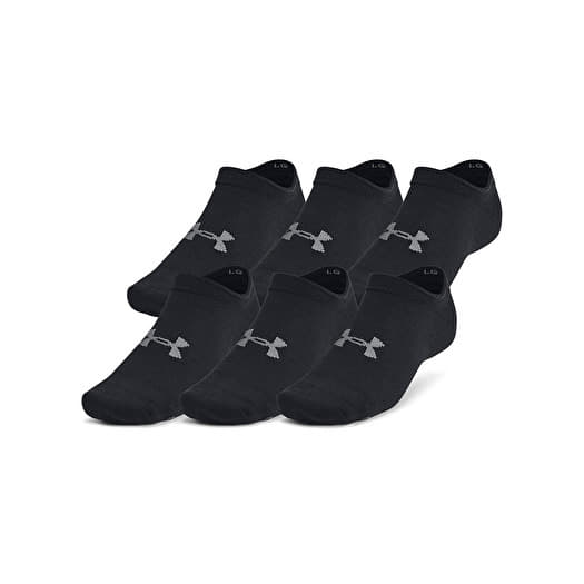 Under Armour Essential No Show 6pk Black