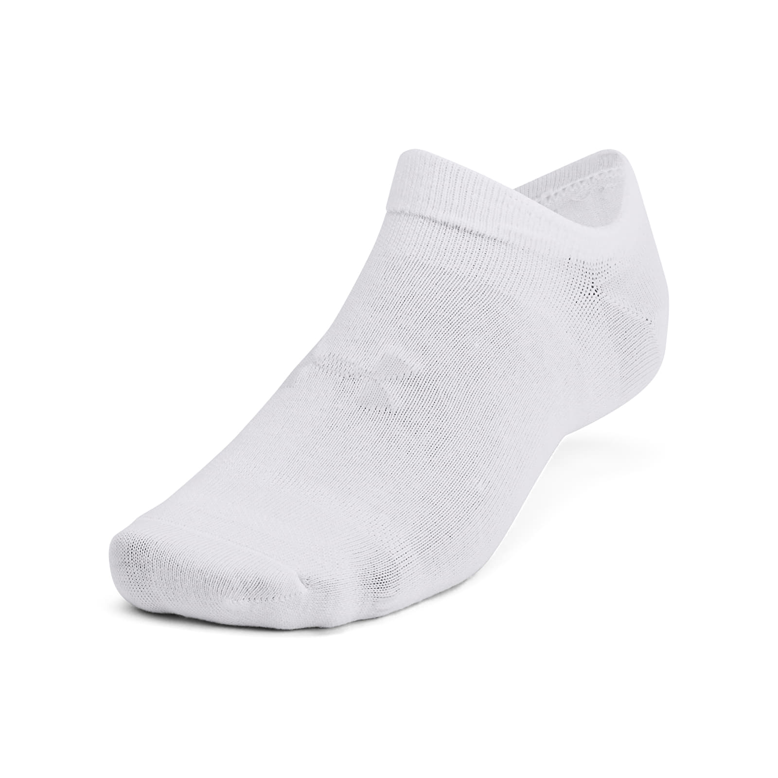 Zoknik Under Armour Essential No Show 6pk White