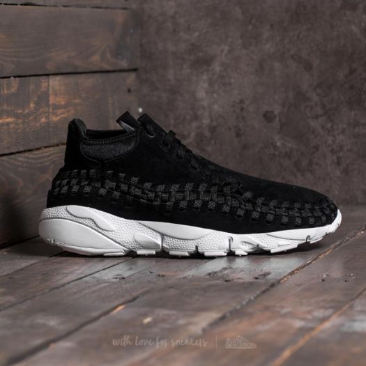 Scarpe uomo Nike Air Footscape Woven Chukka Black Black White
