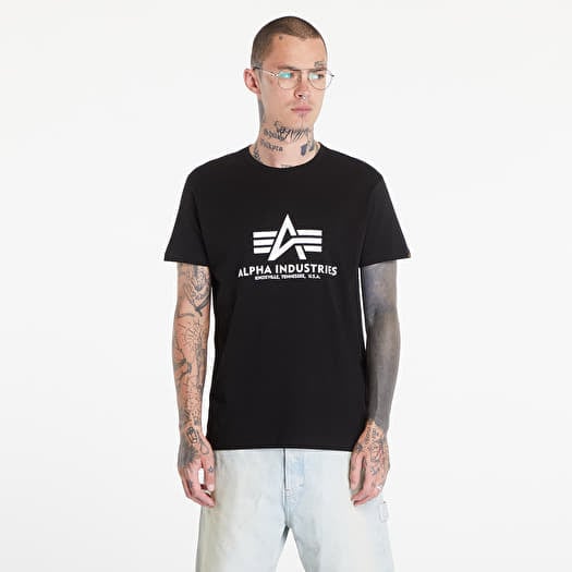 T-shirt Alpha Industries Basic Tee Black/ White