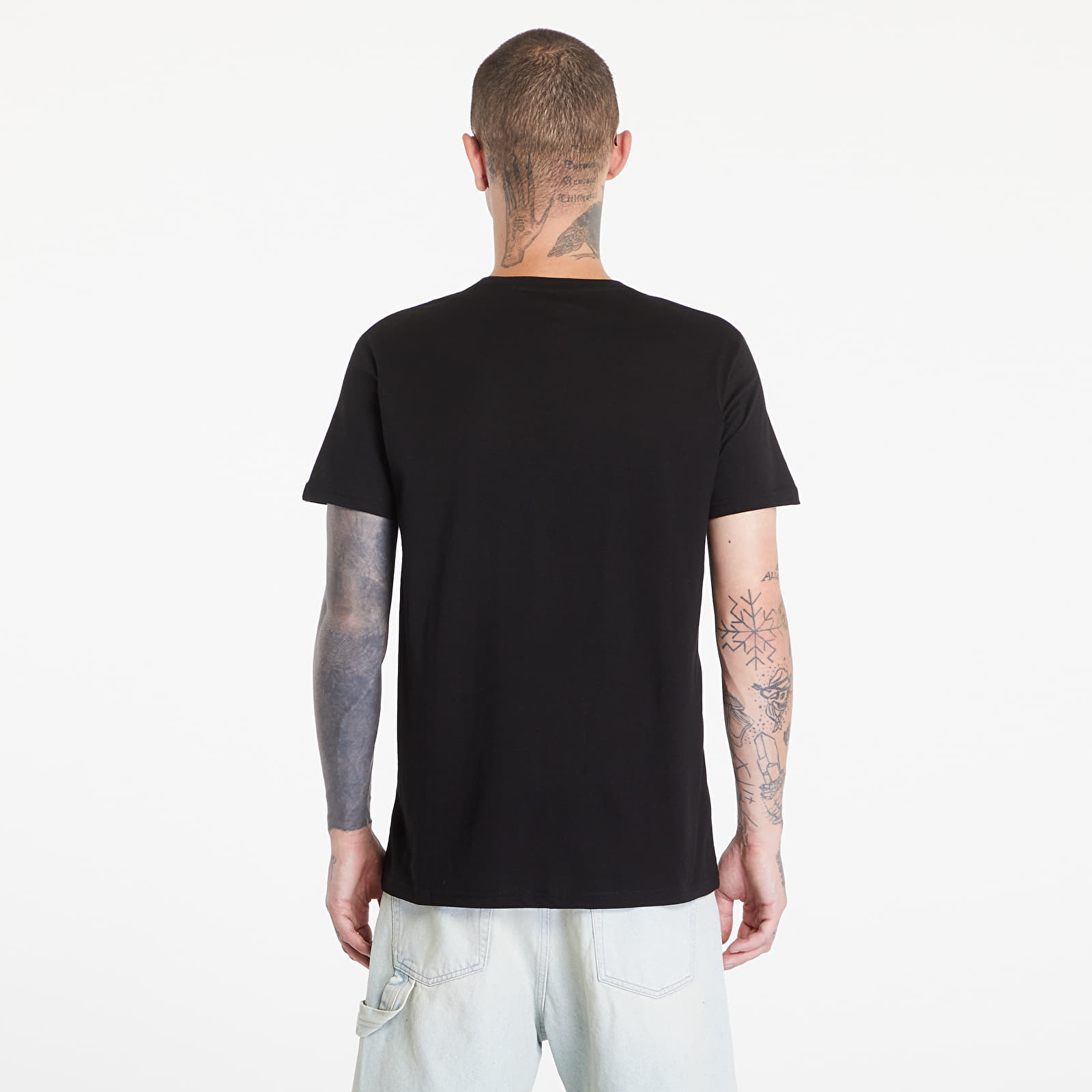 T-shirts  Alpha Industries Basic Tee Black/ White
