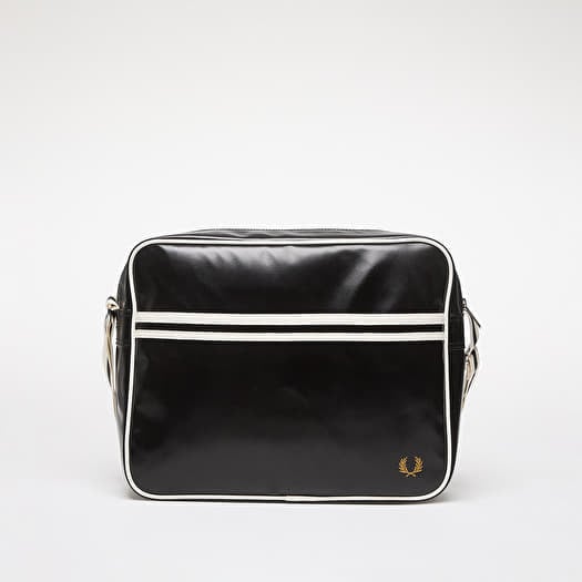 Sac FRED PERRY Classic Shoulder Bag Black/  Ecru
