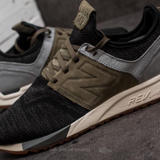 New balance top 247 olive black
