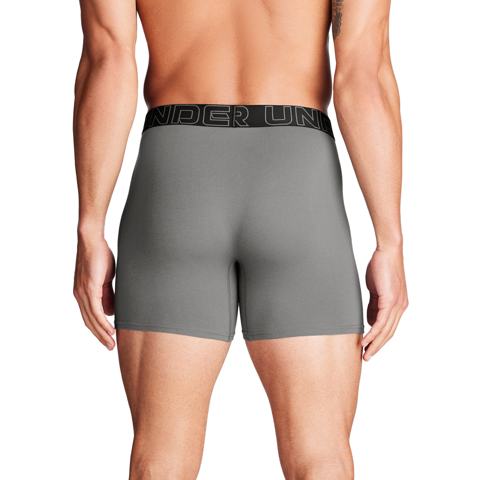 Boxerky Under Armour M Perf Cotton 6in 3-Pack Green