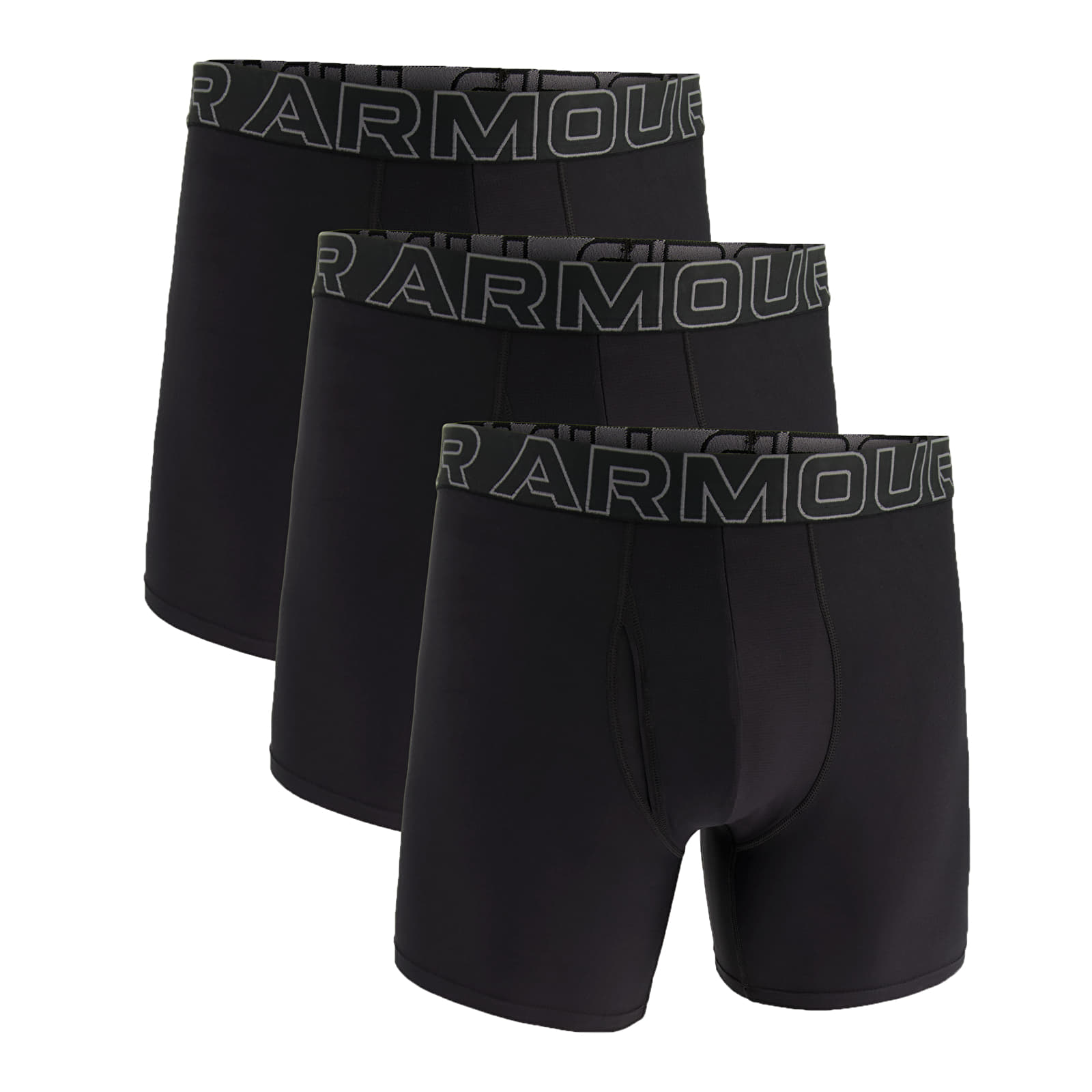 Boxershorts Under Armour M Perf Tech 6in 3-Pack Black