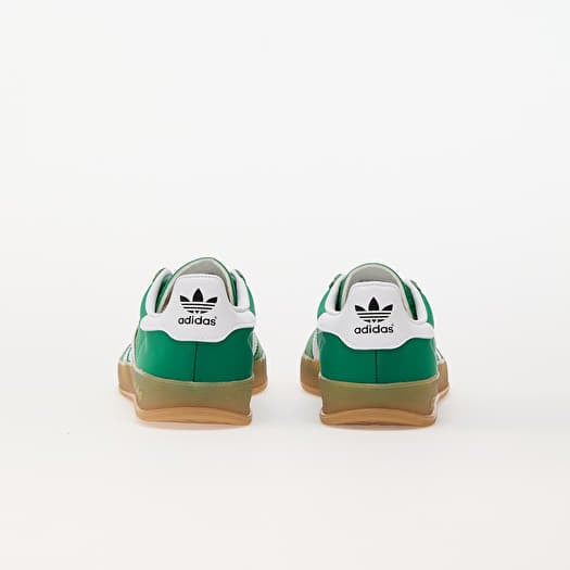 Adidas gazelle vintage white green top