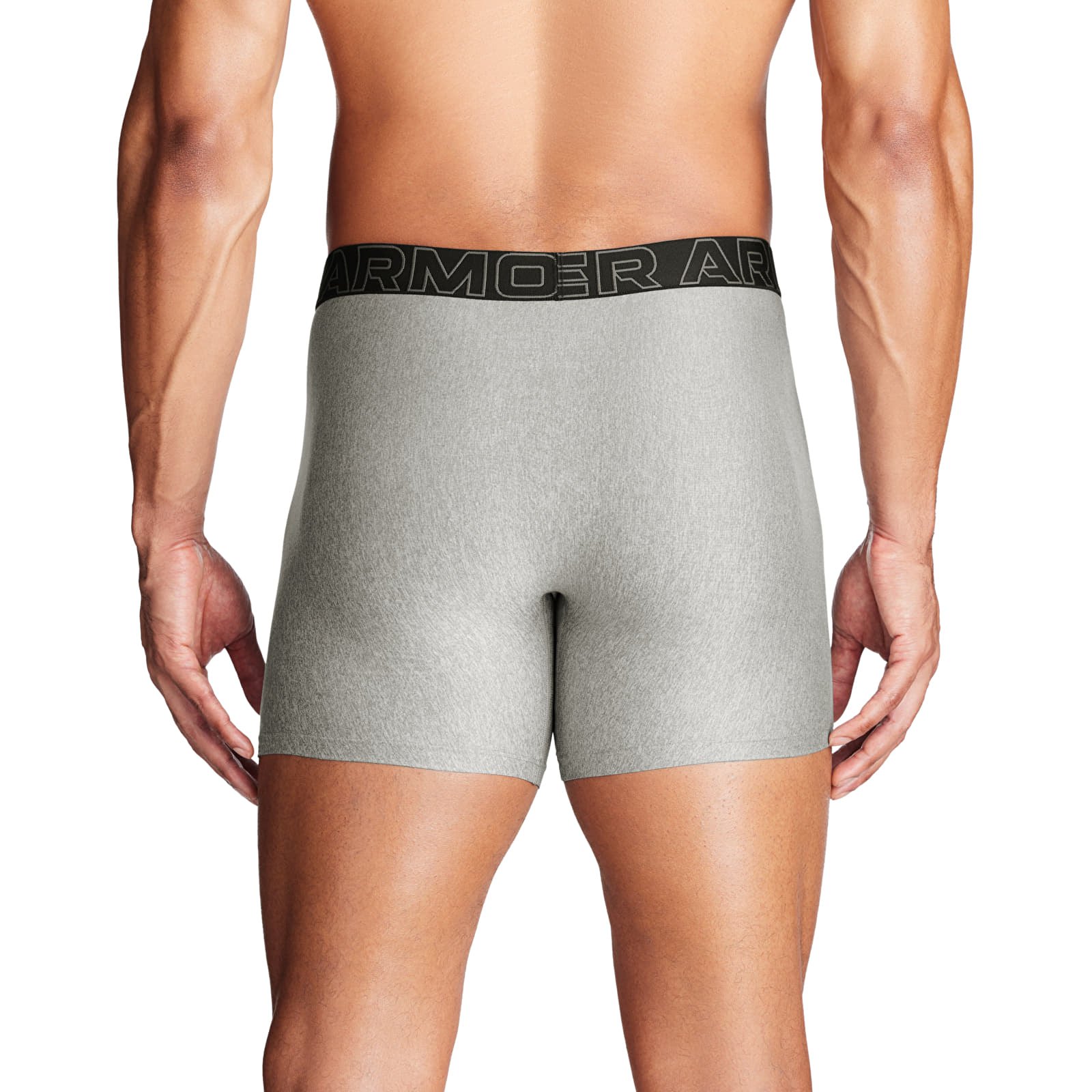 Boxerky Under Armour M Perf Tech 6in 3-Pack Grey