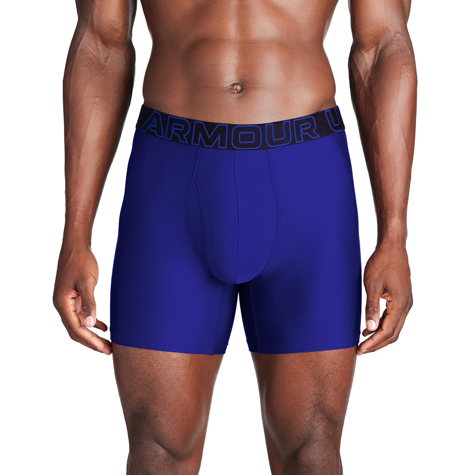Boxerky Under Armour M Perf Tech 6in 3-Pack Blue