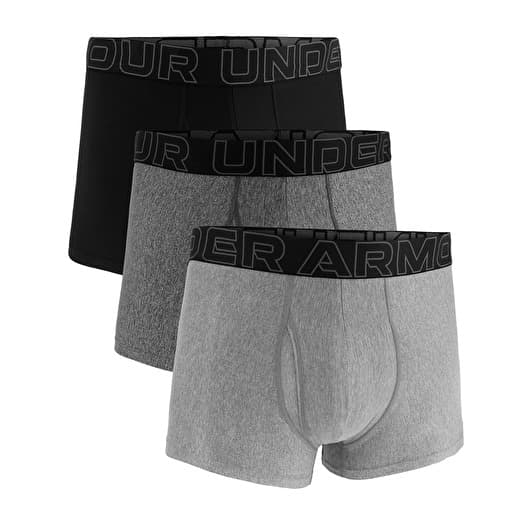 Under Armour M Perf Tech 3in 3-Pack Grey
