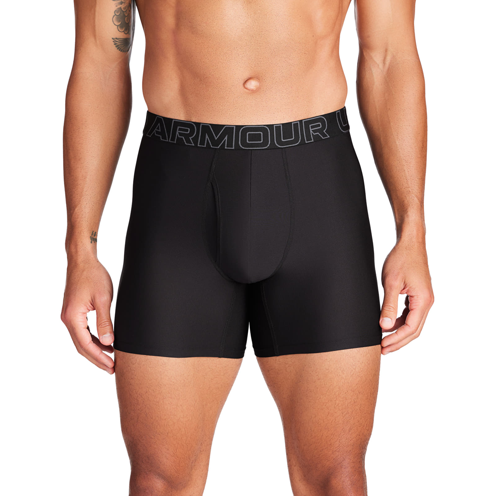 Boksersortsid Under Armour M Perf Tech Mesh 6in 3-Pack Black