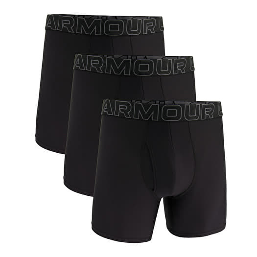 Under Armour M Perf Tech Mesh 6in 3-Pack Black