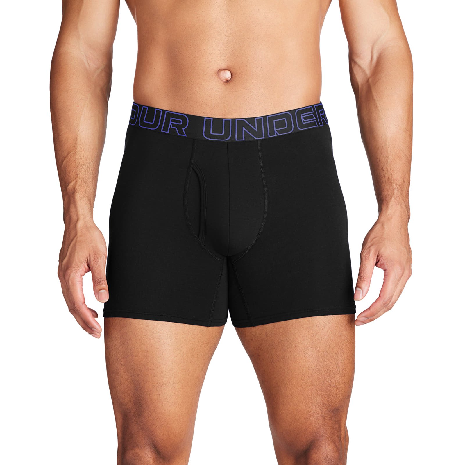 Calzoncillos de boxer Under Armour M Perf Cotton 6in 3-Pack Black