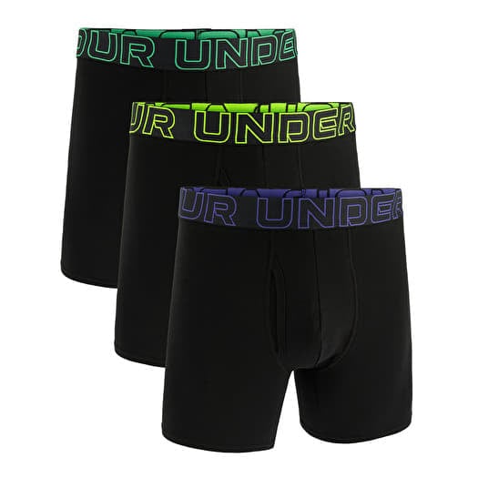 Under Armour M Perf Cotton 6in 3-Pack Black