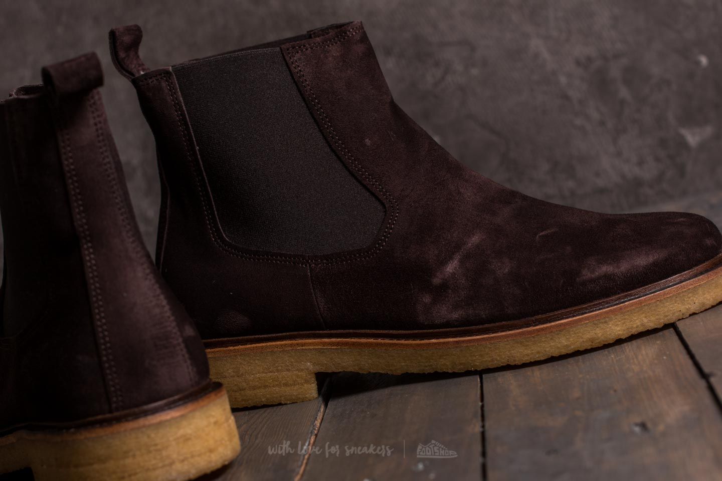 Men's shoes A.P.C.  Boots Grisha Marron Fonce