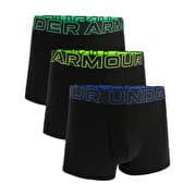 Under Armour M Perf Cotton 3in 3-Pack Black