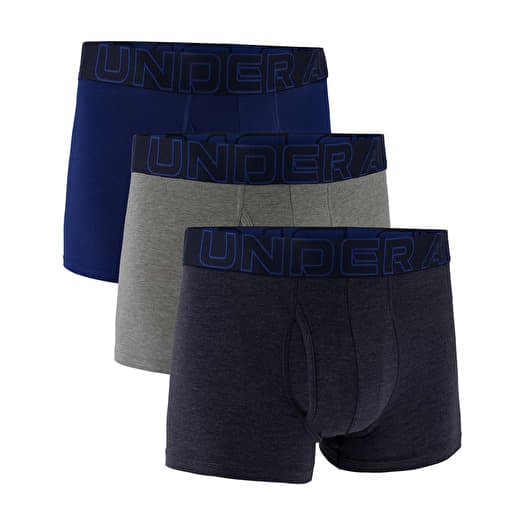 Under Armour M Perf Cotton 3in 3-Pack Navy