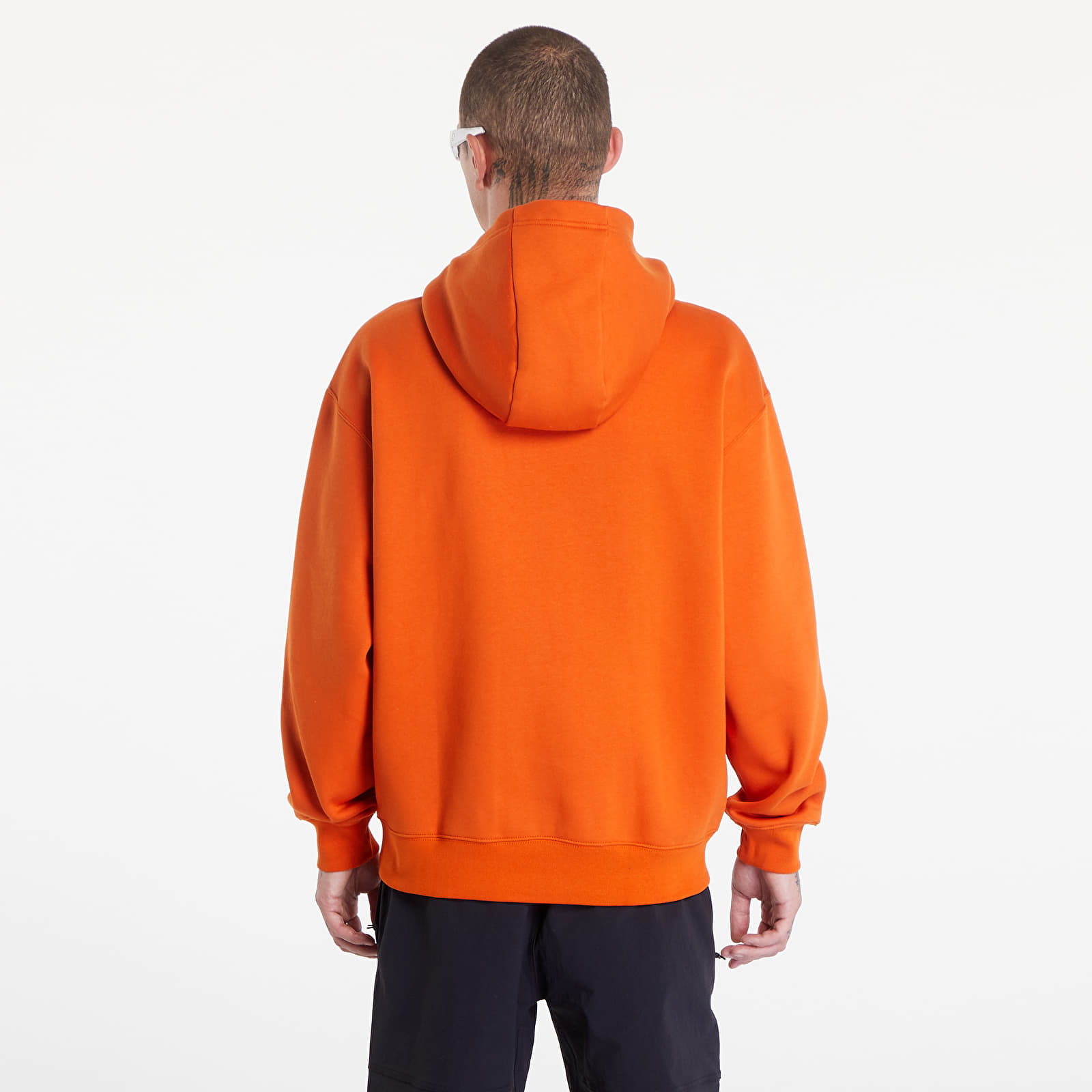 Mikiny Nike ACG Therma-FIT Fleece Pullover Hoodie UNISEX Campfire Orange/ Summit White