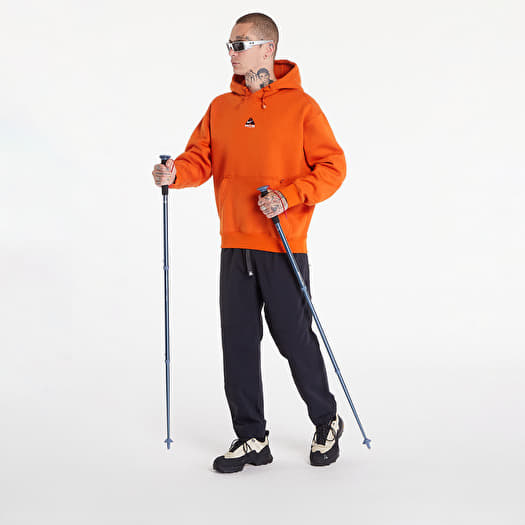 orange nike therma fit hoodie