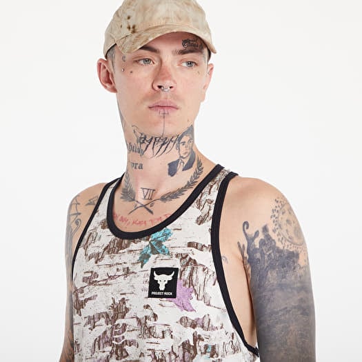 Under Armour Project Rock Camo Graphic Track Top Silt Black Footshop