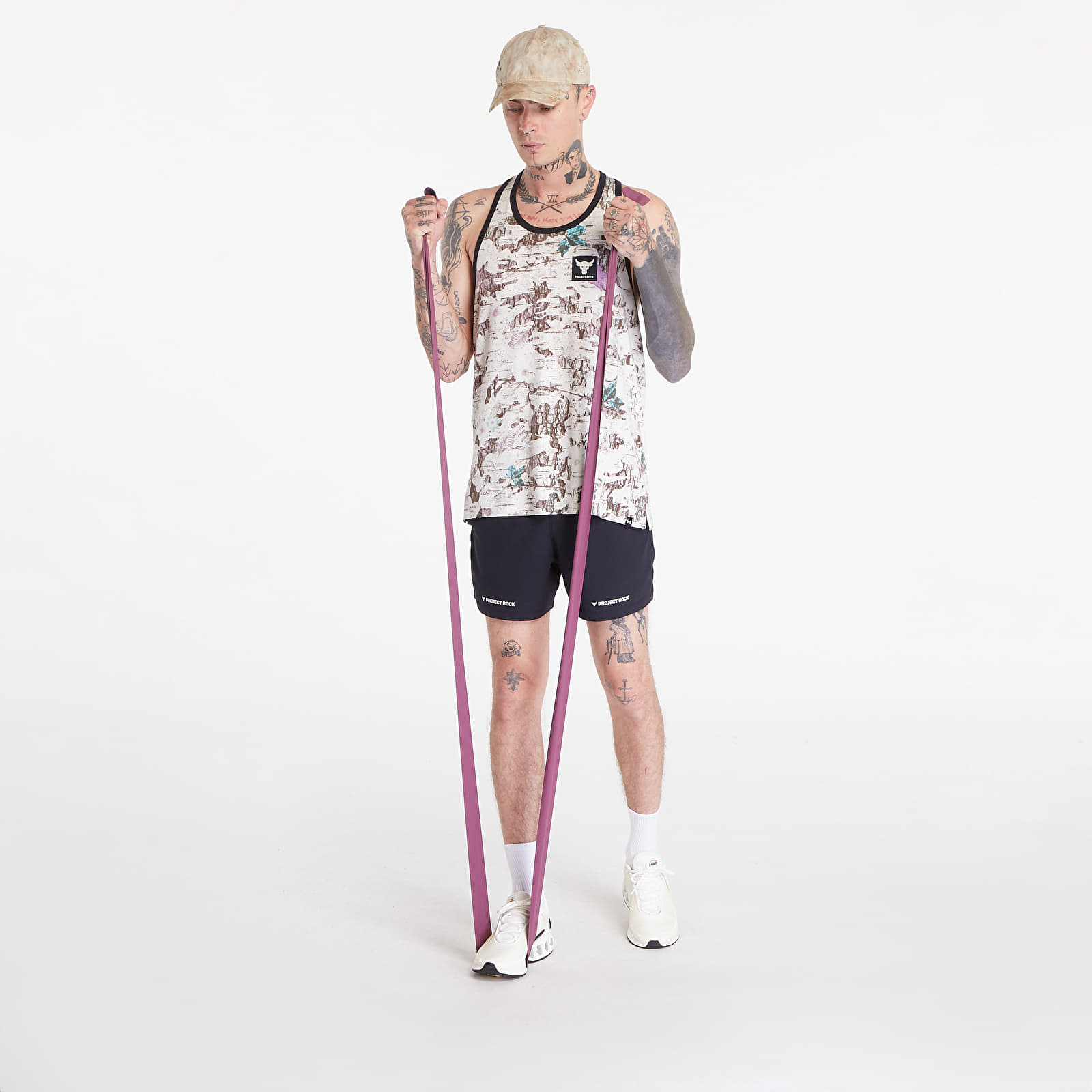 Tielka Under Armour Project Rock Camo Graphic Track Top Silt/ Black