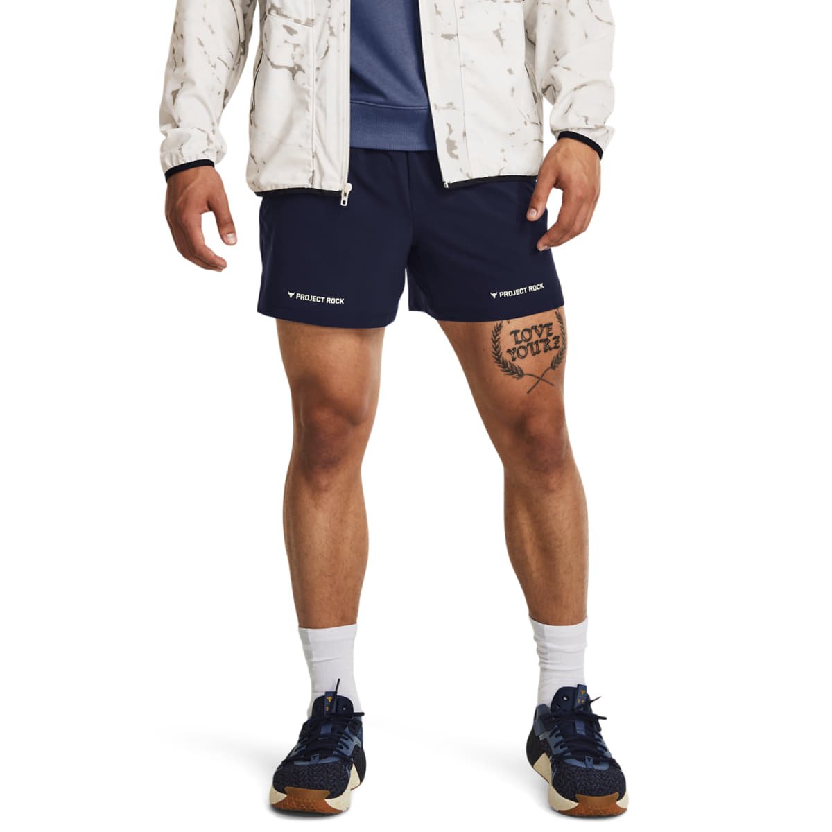 Kurzhosen Under Armour Pjt Rock 5in Woven Short Blue