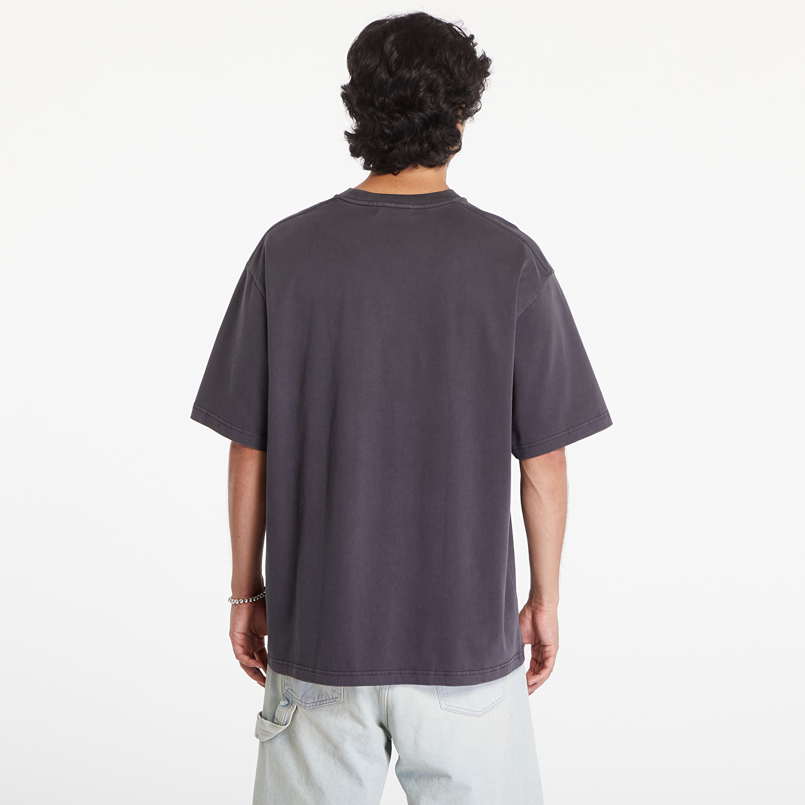 Magliette A BATHING APE Ape Head One Point Garment Dyed Pocket Relaxed Fit Short Sleeve Tee Black