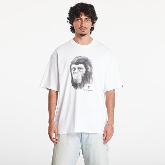 T-shirt A BATHING APE Pixel Comic Ape Head Relaxed Fit Short Sleeve Tee White