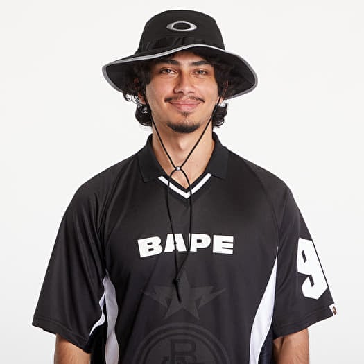 トップス BAPE MULTI LOGO SOCCER JERSEY BAPE Multi Logo Relaxed Fit Soccer Jersey Black - SS24 - US