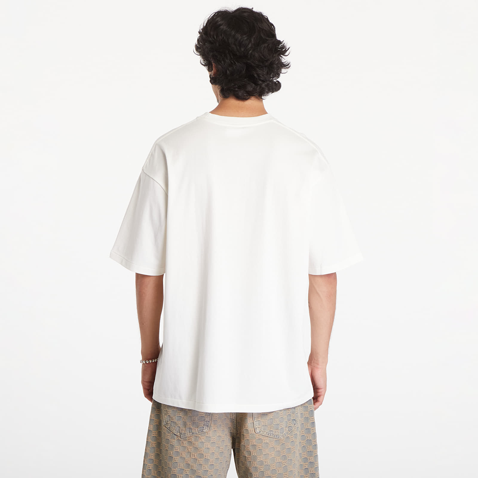 T-paidat A BATHING APE Spray Print Logo Relaxed Fit Short Sleeve Tee Ivory
