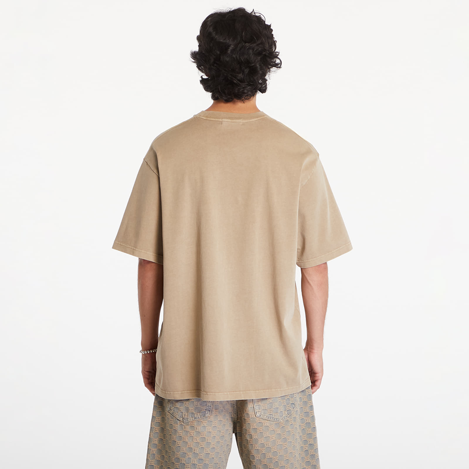 T-Shirts A BATHING APE Ape Head One Point Garment Dyed Pocket Relaxed Fit Tee UNISEX Beige