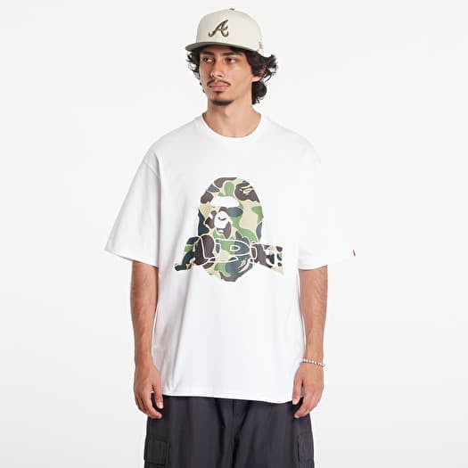 T-shirt A BATHING APE Abc Camo Ape Head Relaxed Fit Short Sleeve Tee White