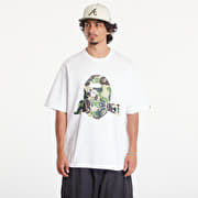 A BATHING APE Abc Camo Ape Head Relaxed Fit Short Sleeve Tee White